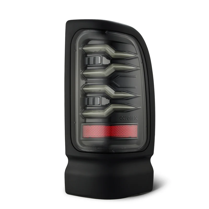 AlphaRex 94-01 Dodge Ram 1500/2500/3500 LUXX-Series LED Tail Lights - Alpha-Black - Image 5