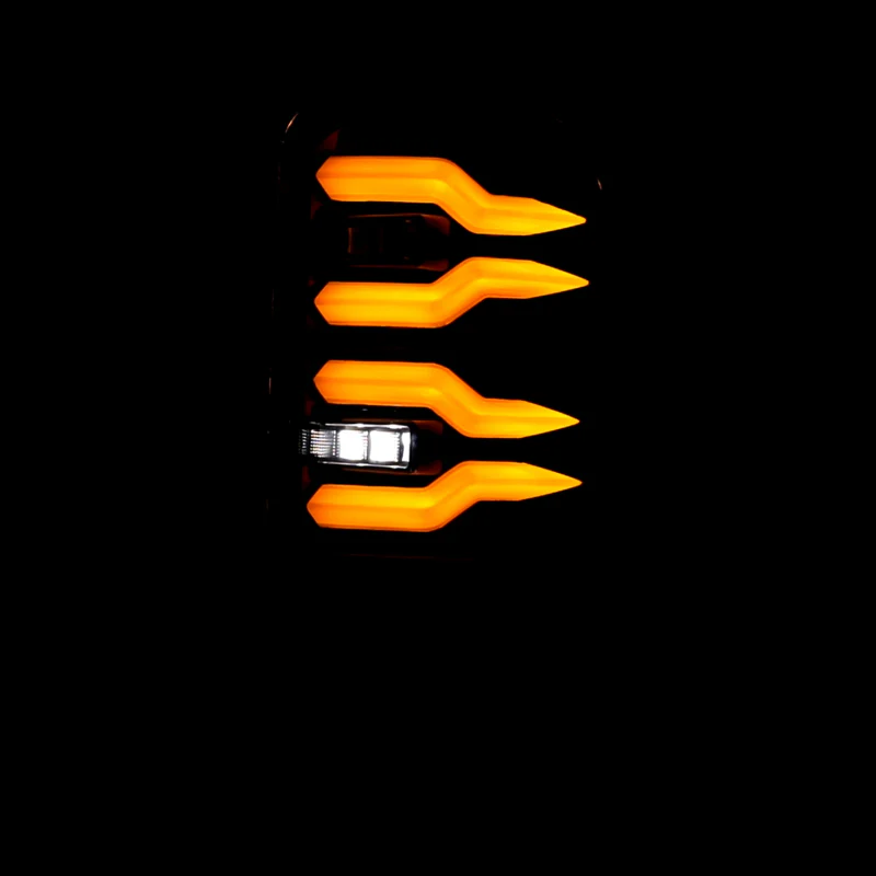 AlphaRex 94-01 Dodge Ram 1500/2500/3500 LUXX-Series LED Tail Lights - Alpha-Black - Image 6