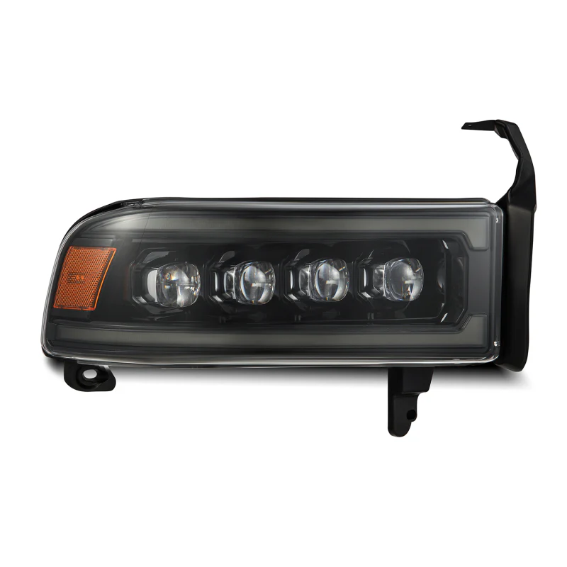 AlphaRex 94-01 RAM 1500 NOVA LED Proj Headlights Alpha-Blk w/Activ Light/Seq Signal/SB DRL - Image 6