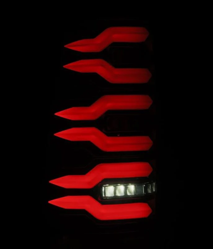 AlphaRex 99-06 Chevrolet Silverado/99-06 GMC Sierra LUXX-Series LED Tail Lights - Black - Image 8