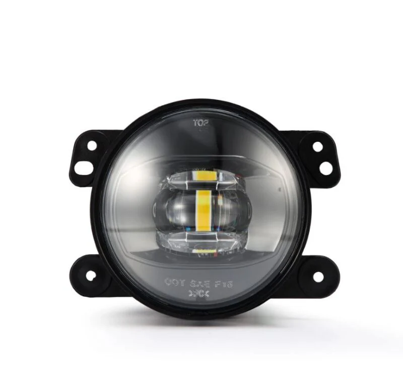 AlphaRex Universal Chrysler/Dodge/Hummer/Jeep DoubleTap Dual Color LED Proj Fog Lights - White/Amber - Image 8