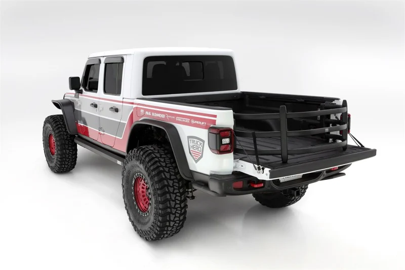 AMP Research 20-22 Jeep Gladiator (Does Not Work w/Tonneau Cvrs) Bedxtender HD Sport - Black - Image 5