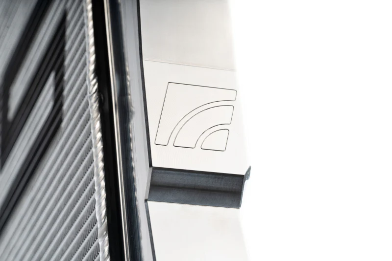 AMS Performance BMW G8X M2/M3/M4 S58 Heat Exchanger - Limited Edition M Color Logo - Image 5