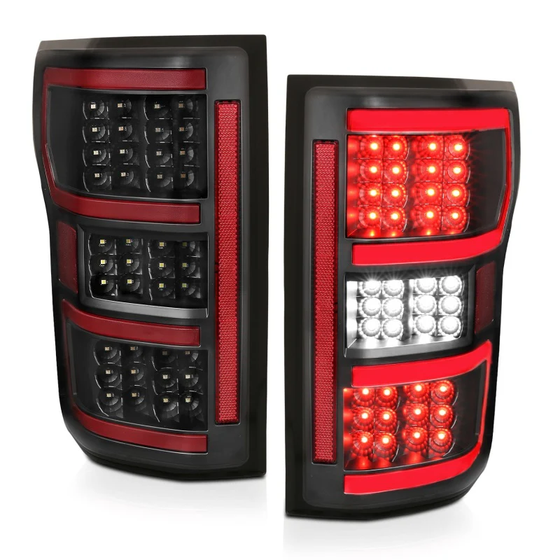 ANZO 18-19 Ford F-150 LED Taillights Black - Image 11