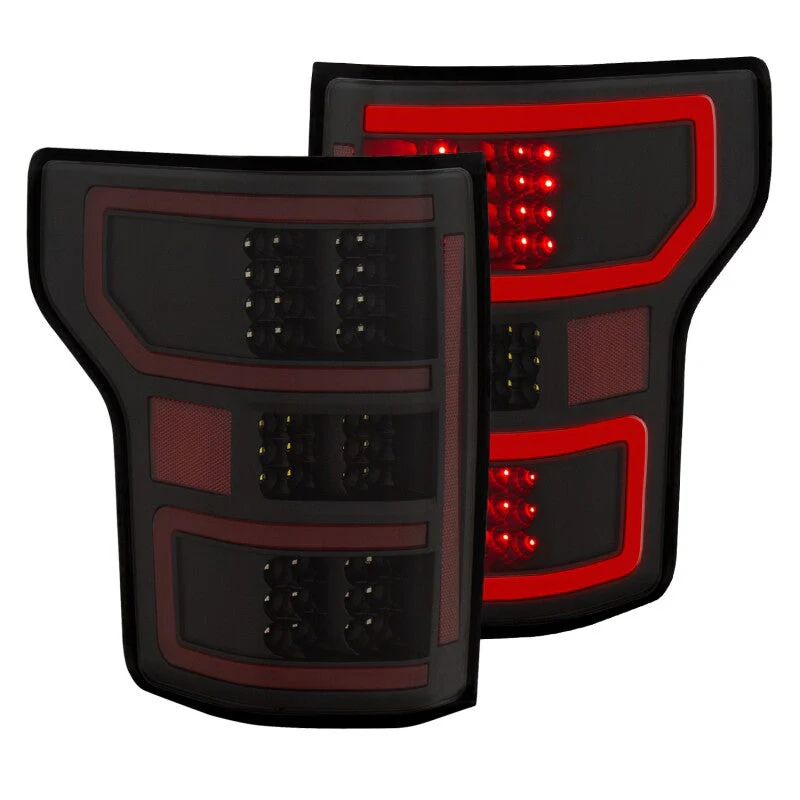 ANZO 18-19 Ford F-150 LED Taillights Black - Image 2