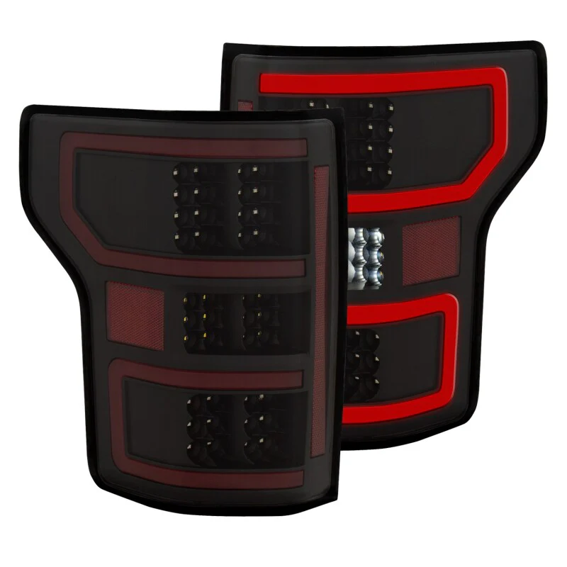ANZO 18-19 Ford F-150 LED Taillights Black - Image 4