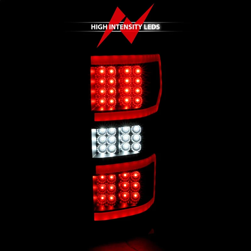 ANZO 18-19 Ford F-150 LED Taillights Black - Image 7