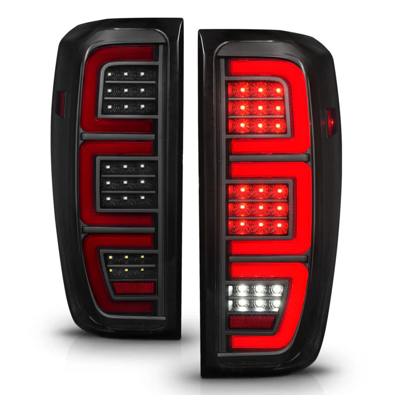 ANZO 19-23 GMC Sierra 1500/2500HD/3500HD Smoke Black Replacement Full LED Bar Tail Light - Image 13