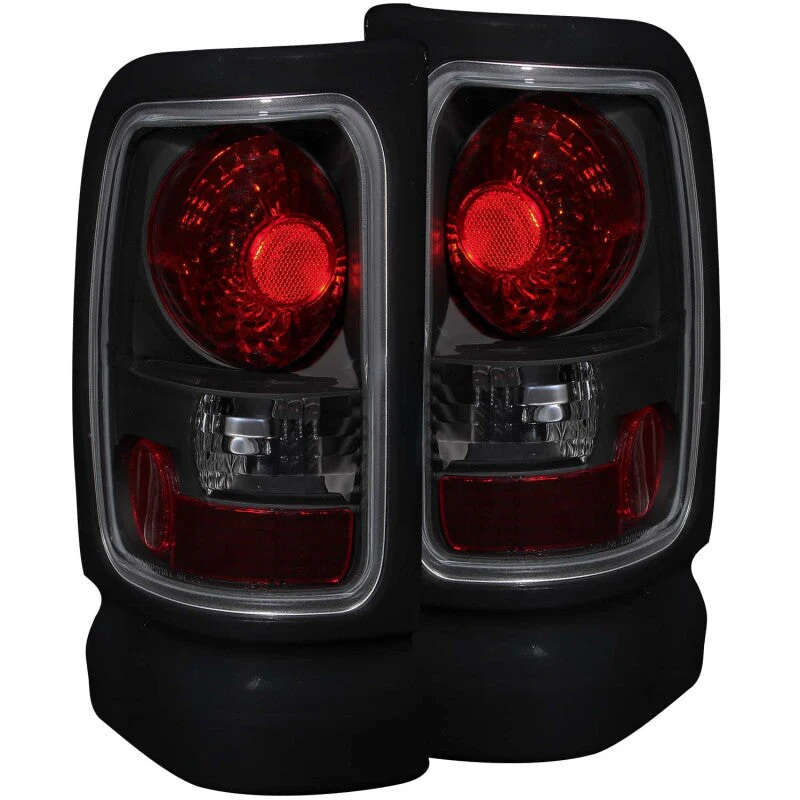 ANZO 1994-2001 Dodge Ram Taillights Dark Smoke - Image 2