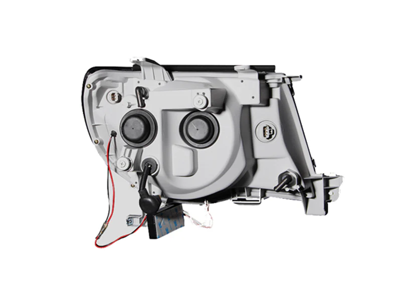 ANZO 2005-2011 Toyota Tacoma Projector Headlights w/ Halo Black - Image 16