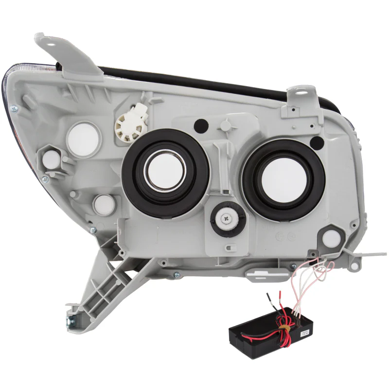 ANZO 2006-2009 Toyota 4Runner Projector Headlights w/ Halo Black - Image 14