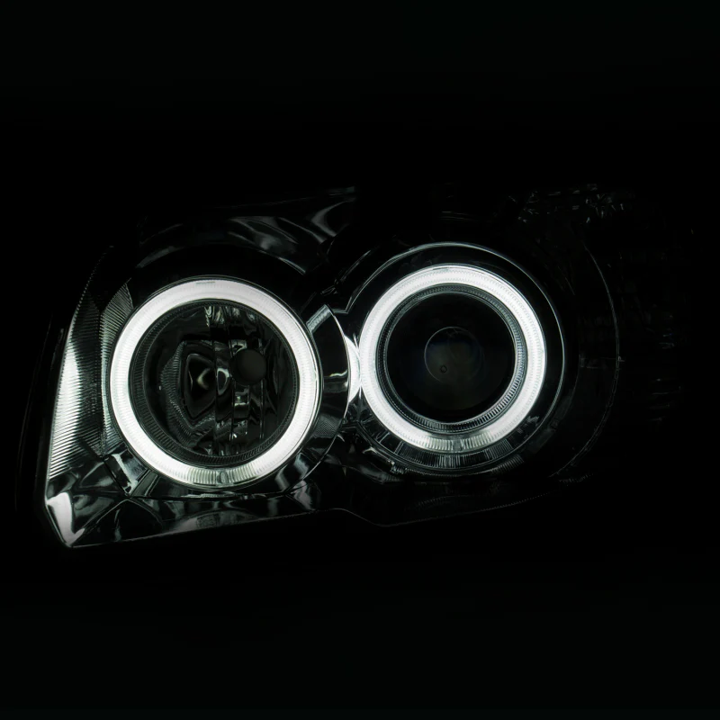 ANZO 2006-2009 Toyota 4Runner Projector Headlights w/ Halo Chrome - Image 3