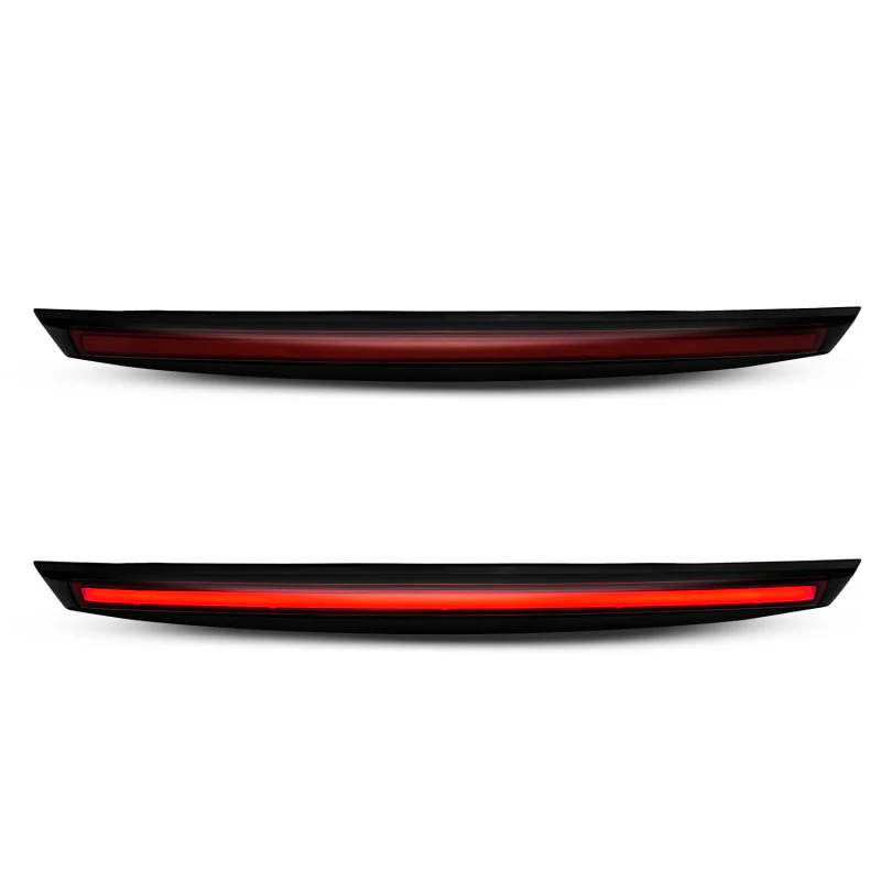 ANZO 2007-2014 Chevrolet Suburban 1500 LED 3rd Brake Light Black Housing Smoke Lens w/ Spoiler 1pc - Image 6