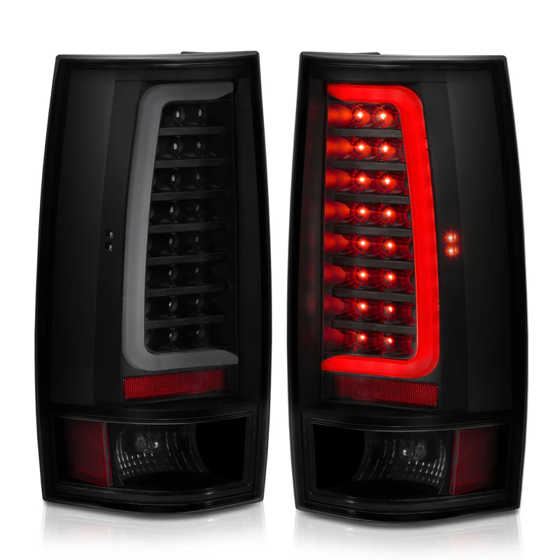 ANZO 2007-2014 Chevy Tahoe LED Taillight Plank Style Black w/Smoke Lens - Image 14