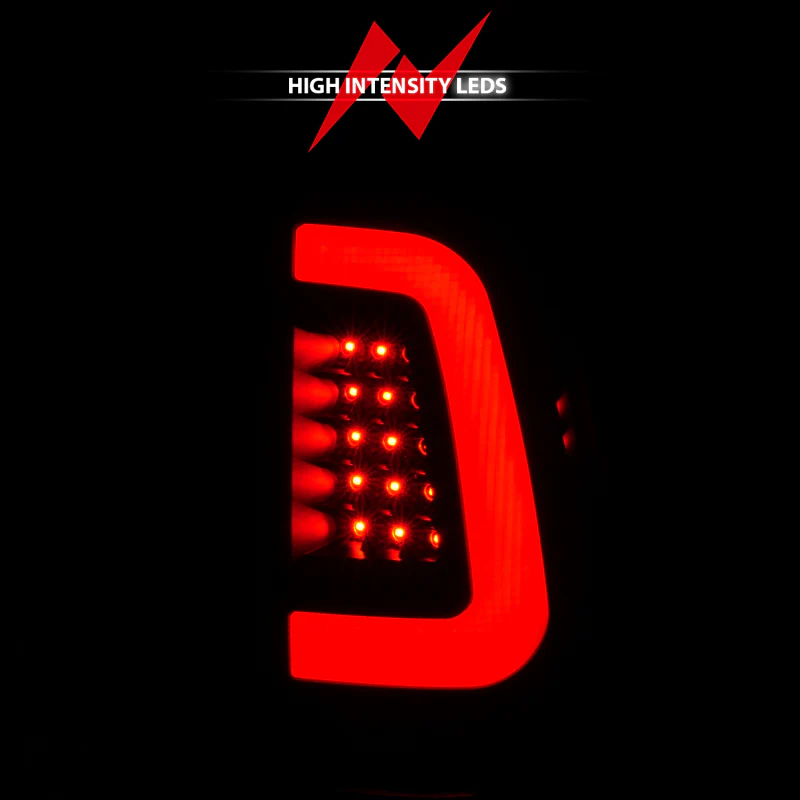 ANZO 2008-2016 Ford F-250 LED Taillights Black Housing Clear Lens (Pair) - Image 7