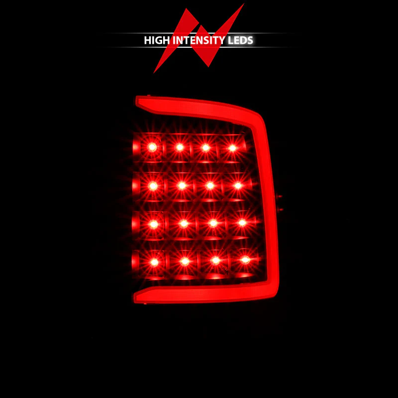 ANZO 2009-2018 Dodge Ram 1500 LED Taillight Plank Style Black w/Smoke Lens - Image 15