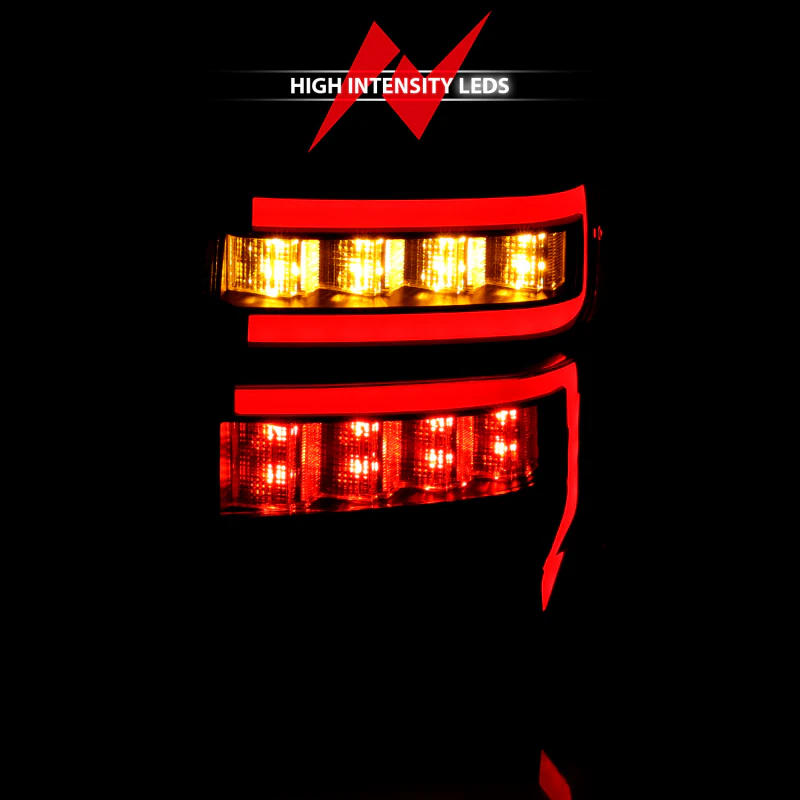 ANZO 2014-2020 Toyota 4Runner T.L Black Housing Smoke Lens Red Light Bar W/Sequential - Image 10