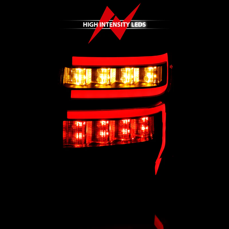 ANZO 2014-2020 Toyota 4Runner T.L Black Housing Smoke Lens Red Light Bar W/Sequential - Image 17