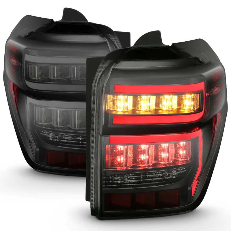 ANZO 2014-2020 Toyota 4Runner T.L Black Housing Smoke Lens Red Light Bar W/Sequential - Image 8