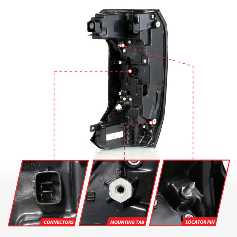 ANZO 22-24 Toyota Tundra (Does Not Fit LED Seq. Models) Z-Series Full LED Tail Lights - Pair - Image 2