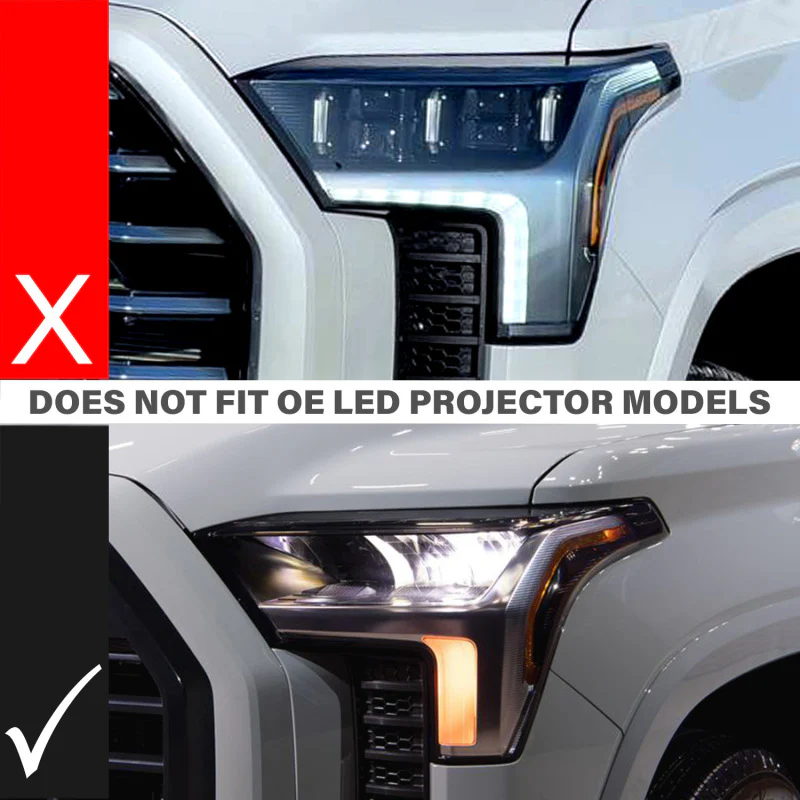 ANZO 22-24 Toyota Tundra (w/Factory LED Refl.) Z-Series Full LED Proj Headlights - Driver Side ONLY - Image 10