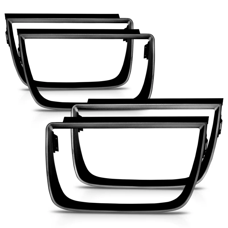 ANZO Taillight Bezels 2010-2013 Chevrolet Camaro Taillight Bezels - 4pc Flat Black - Image 6