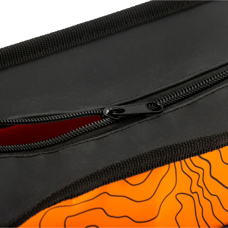 ARB Micro Recovery Bag Orange/Black Topographic Styling PVC Material - Image 11