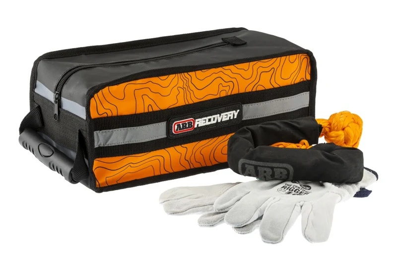 ARB Micro Recovery Bag Orange/Black Topographic Styling PVC Material - Image 12