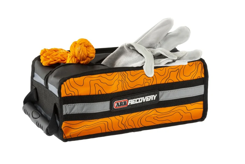 ARB Micro Recovery Bag Orange/Black Topographic Styling PVC Material - Image 14