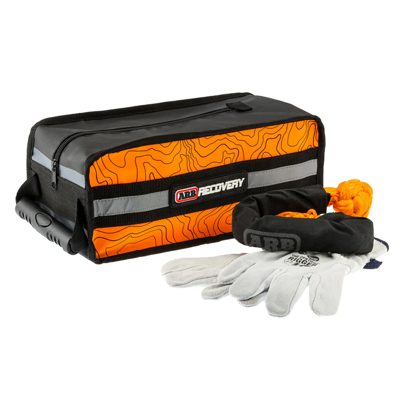 ARB Micro Recovery Bag Orange/Black Topographic Styling PVC Material - Image 4