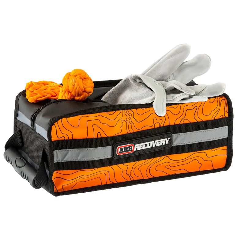 ARB Micro Recovery Bag Orange/Black Topographic Styling PVC Material - Image 6