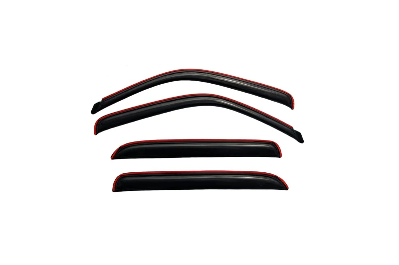 AVS 02-06 Cadillac Escalade EXT Ventvisor In-Channel Front & Rear Window Deflectors 4pc - Smoke - Image 12