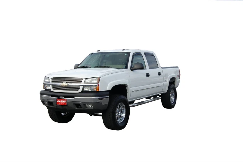 AVS 02-06 Cadillac Escalade EXT Ventvisor In-Channel Front & Rear Window Deflectors 4pc - Smoke - Image 6