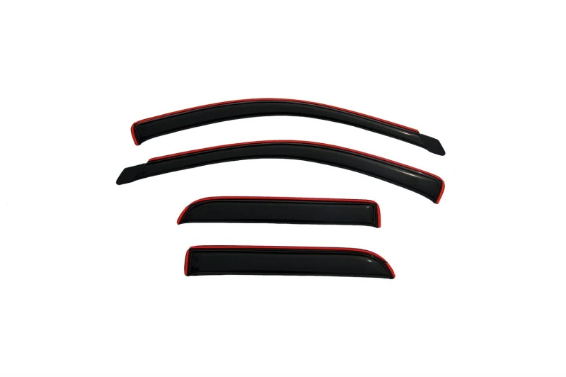AVS 02-08 Dodge RAM 1500 Quad Cab Ventvisor In-Channel Front & Rear Window Deflectors 4pc - Smoke - Image 17