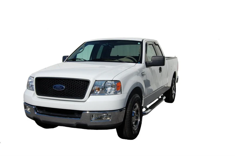 AVS 04-14 Ford F-150 Supercab Ventvisor In-Channel Front & Rear Window Deflectors 4pc - Smoke - Image 5