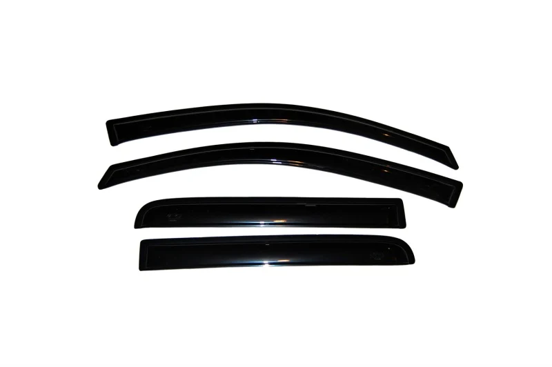 AVS 04-15 Nissan Titan Crew Cab Ventvisor Outside Mount Window Deflectors 4pc - Smoke - Image 10