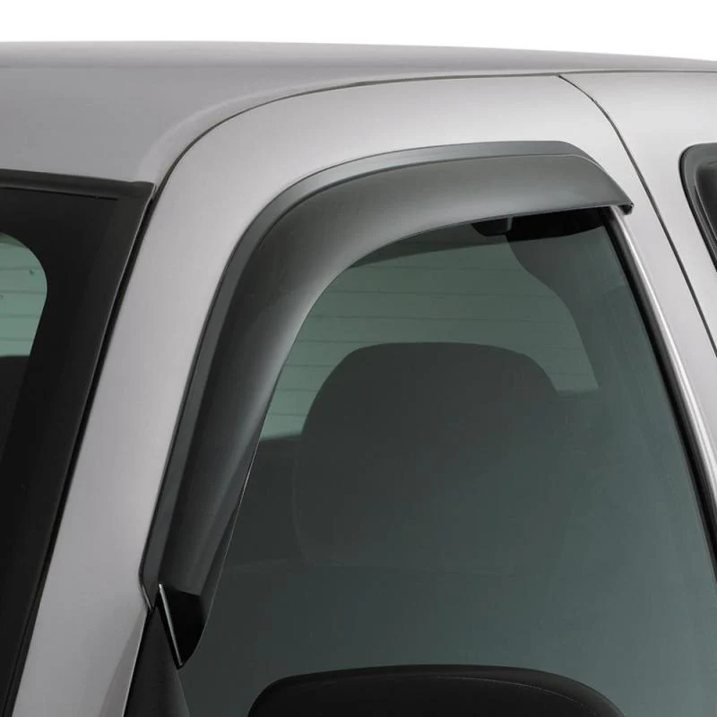 AVS 05-09 Ford Mustang Ventvisor Outside Mount Window Deflectors 2pc - Smoke - Image 3