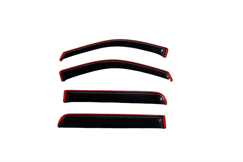 AVS 06-08 Lincoln Mark LT Ventvisor In-Channel Front & Rear Window Deflectors 4pc - Smoke - Image 2
