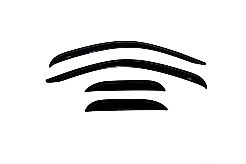AVS 07-13 Chevy Silverado 1500 Ext. Cab Ventvisor Outside Mount Window Deflectors 4pc - Smoke - Image 2