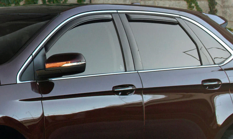 AVS 07-18 Jeep Wrangler Unlimited Ventvisor In-Channel Front & Rear Window Deflectors 4pc - Smoke - Image 5