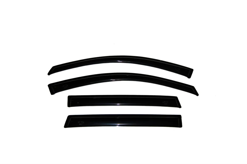 AVS 07-18 Jeep Wrangler Unlimited Ventvisor Outside Mount Window Deflectors 4pc - Smoke - Image 6