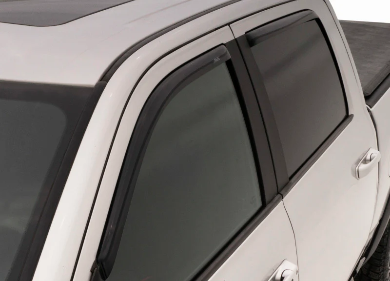 AVS 07-18 Toyota Tundra Crewmax Ventvisor In-Channel Front & Rear Window Deflectors 4pc - Smoke - Image 6
