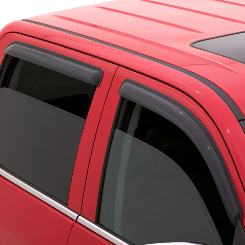 AVS 07-18 Toyota Tundra Crewmax Ventvisor Outside Mount Window Deflectors 4pc - Smoke - Image 2