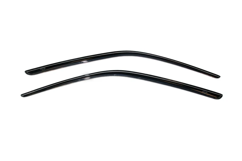 AVS 08-18 Dodge Challenger Ventvisor Outside Mount Window Deflectors 2pc - Smoke - Image 4