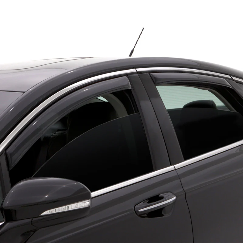 AVS 11-18 Dodge Charger Ventvisor In-Channel Front & Rear Window Deflectors 4pc - Smoke - Image 2
