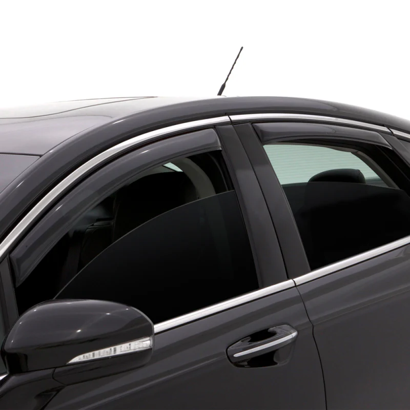 AVS 11-18 Dodge Charger Ventvisor In-Channel Front & Rear Window Deflectors 4pc - Smoke - Image 4