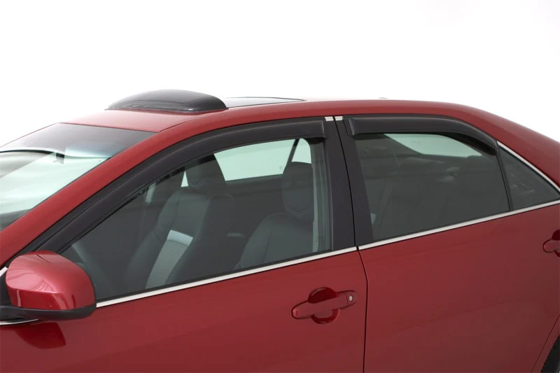 AVS 15-18 Ford F-150 Supercab Ventvisor Outside Mount Window Deflectors 4pc - Smoke - Image 5