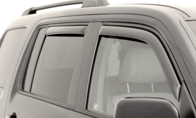 AVS 15-18 GMC Yukon XL Ventvisor In-Channel Front & Rear Window Deflectors 4pc - Smoke - Image 3