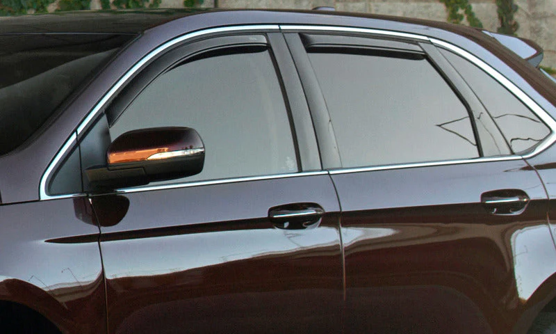 AVS 15-18 GMC Yukon XL Ventvisor In-Channel Front & Rear Window Deflectors 4pc - Smoke - Image 5
