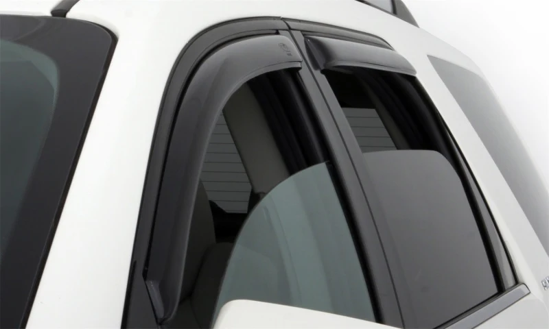 AVS 15-18 GMC Yukon XL Ventvisor In-Channel Front & Rear Window Deflectors 4pc - Smoke - Image 7